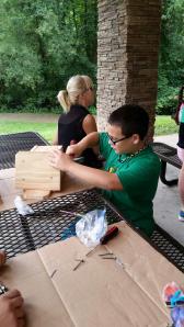 Sustained focus and a helpful item for wild birds helped him hammer home plenty of pride!